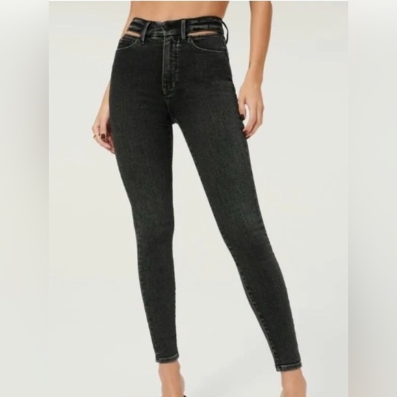 Good American Black Skinny Jeans - Picture 1 of 10
